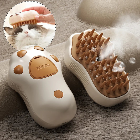 3 in 1 Electric Pet Steam Brush